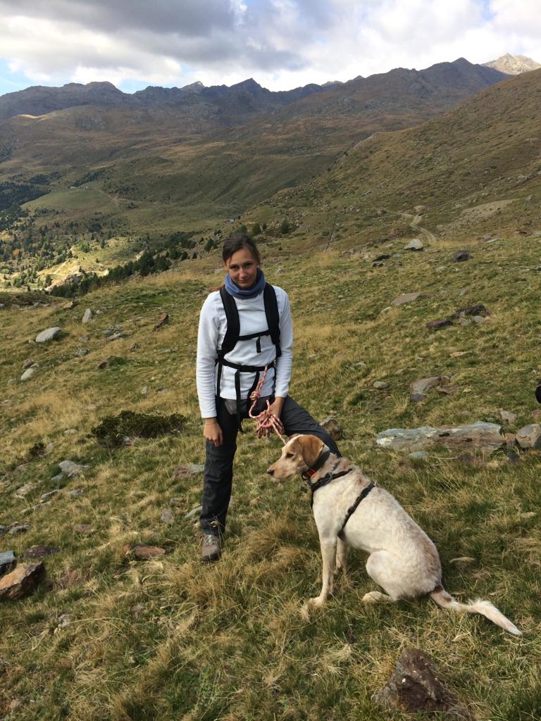 Trekking a Santa Caterina con il cane